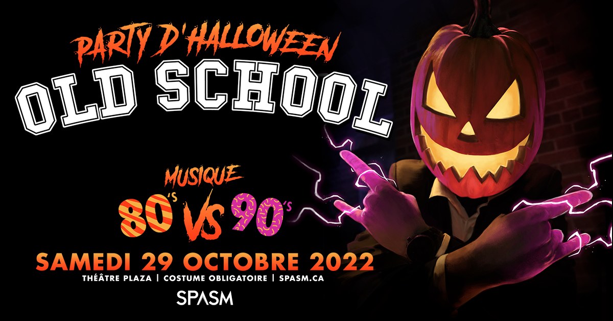 SPASM 2022 - Party d'Halloween OLD SCHOOL
